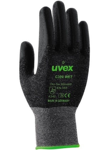 uvex C300 wet cut resistant gloves 60542
