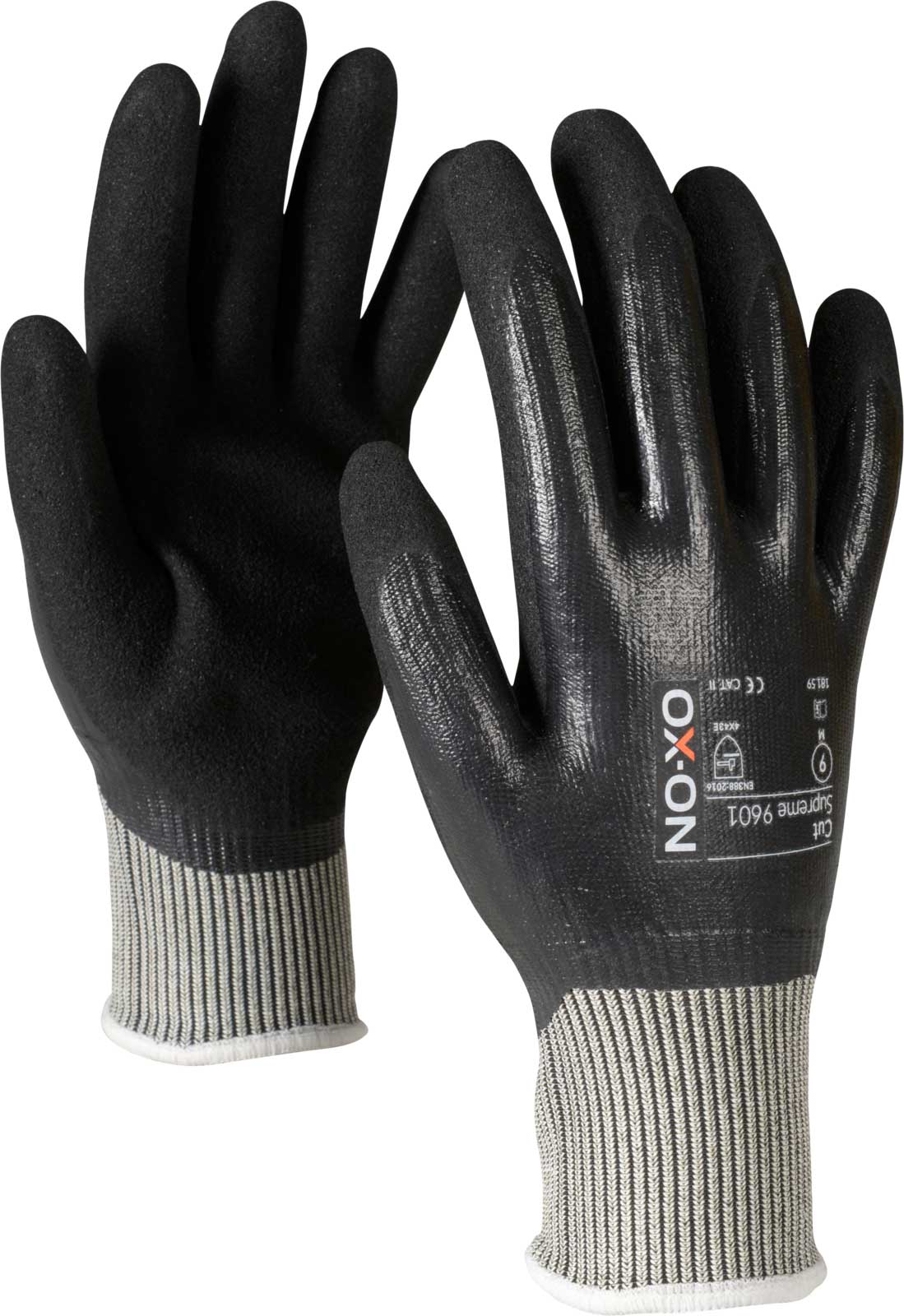OX-ON Cut Supreme 9601 nitrile cut protection gloves Level E