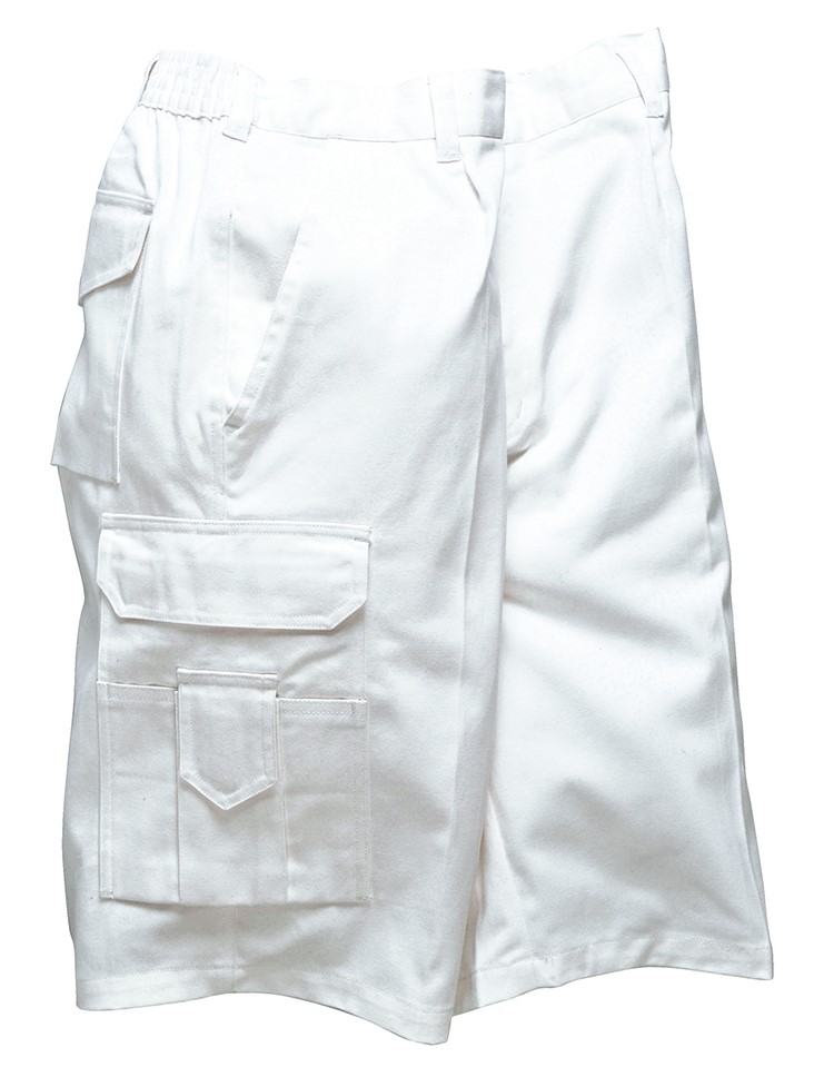 Portwest S791 painter shorts white