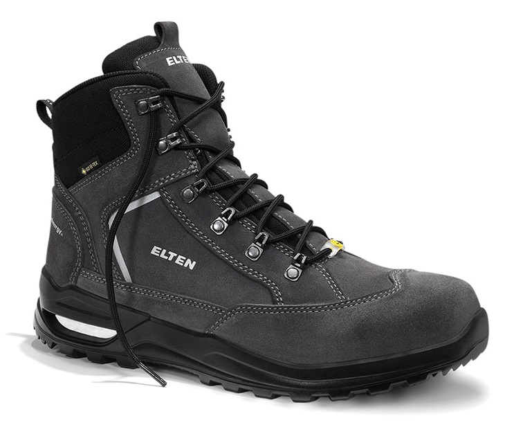 Elten RONAN 976620 occupational shoe boot XXF GTX dark gray Mid ESD O2 WR CI