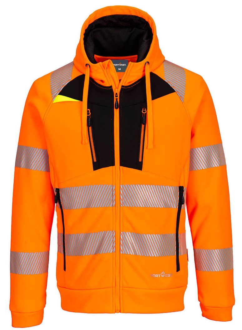 Portwest DX484 - DX4 High visibility hooded jacket