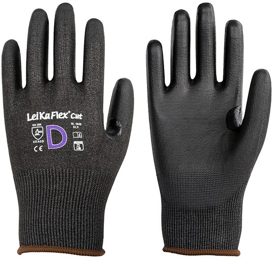 LeiKaFlex 1648 PU cut protection gloves level D
