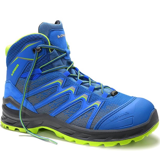 Lowa Larrox Work GTX Blue Mid lace-up boot S3 CI HI HRO SRC