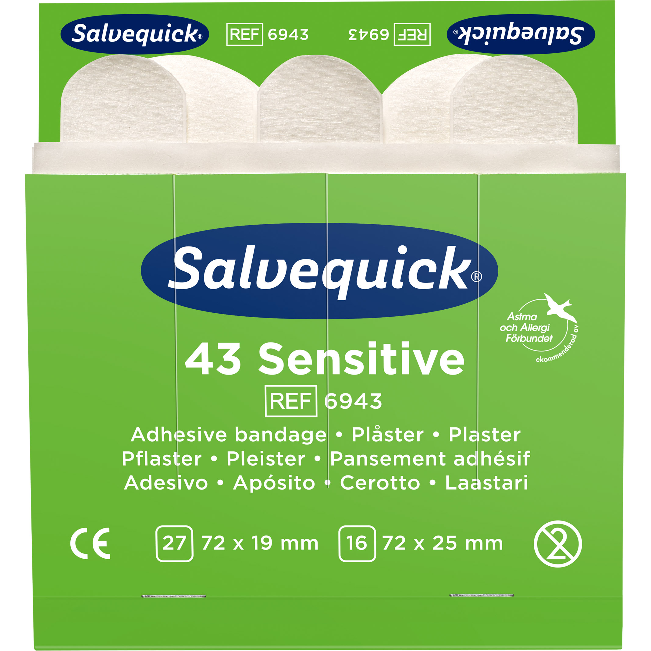 Salvequick 6943 Sensitive Plaster