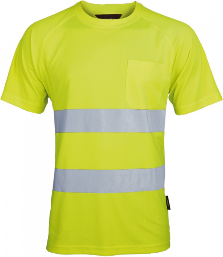 *Discontinued article* Vizwell VWT1AY High visibility cool pass T-shirt bright yellow