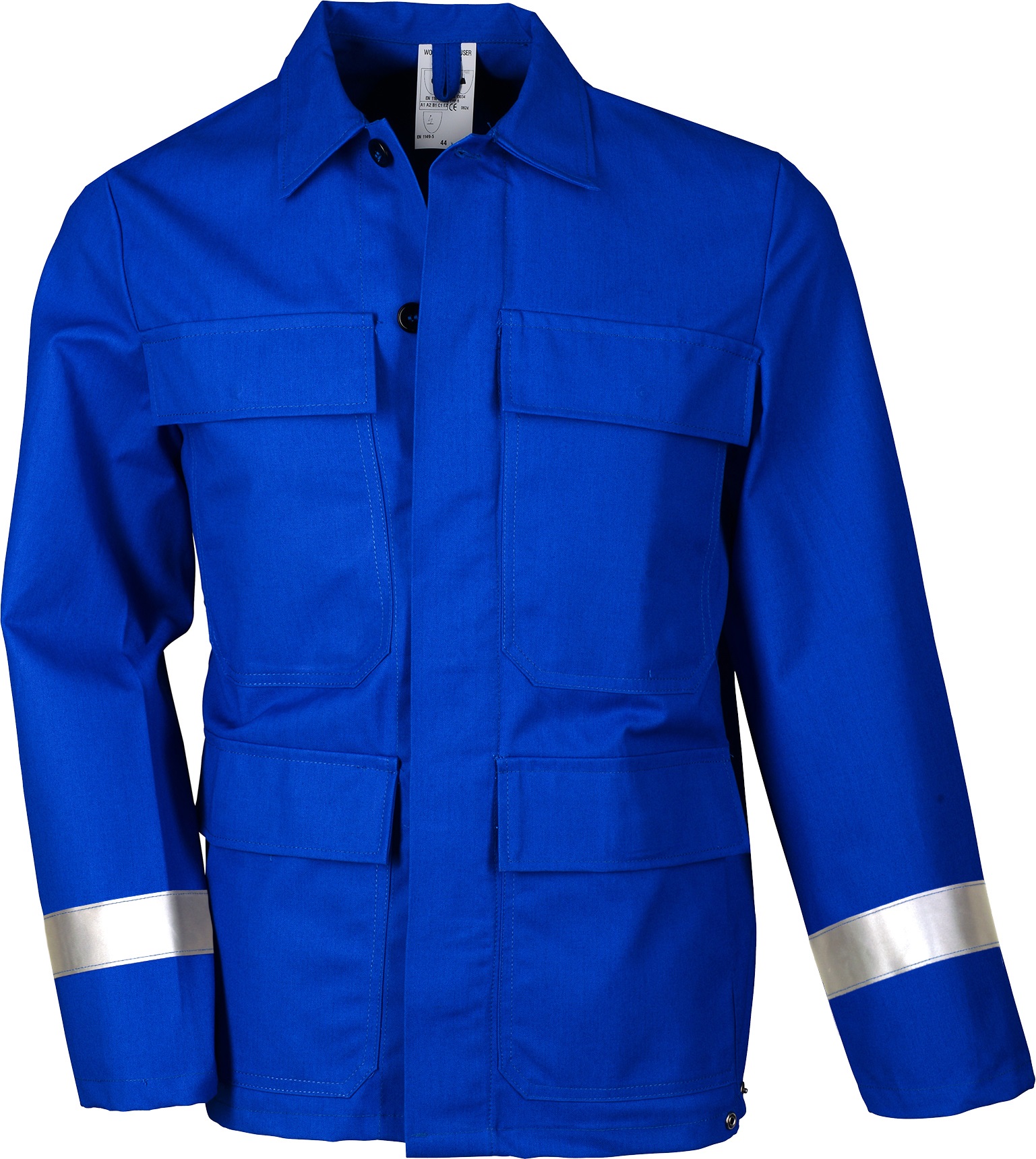Asatex Multinorm, flame, chemical protection jacket blue