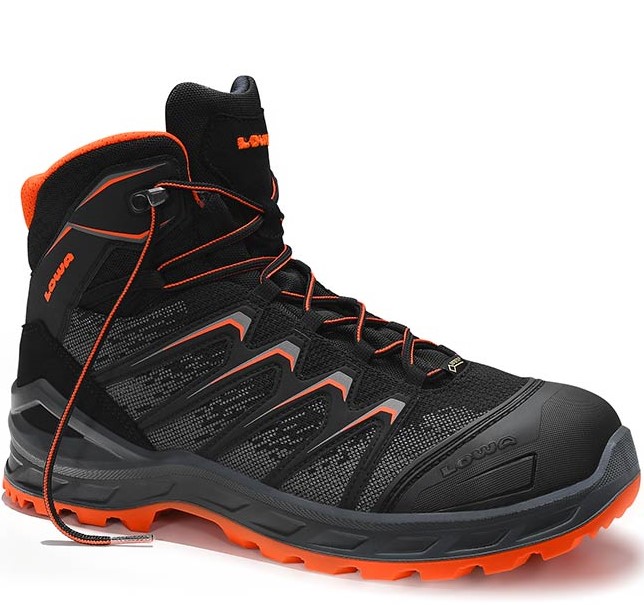 Lowa Larrox Work GTX Black Mid lace-up boot S3 CI HI HRO SRC