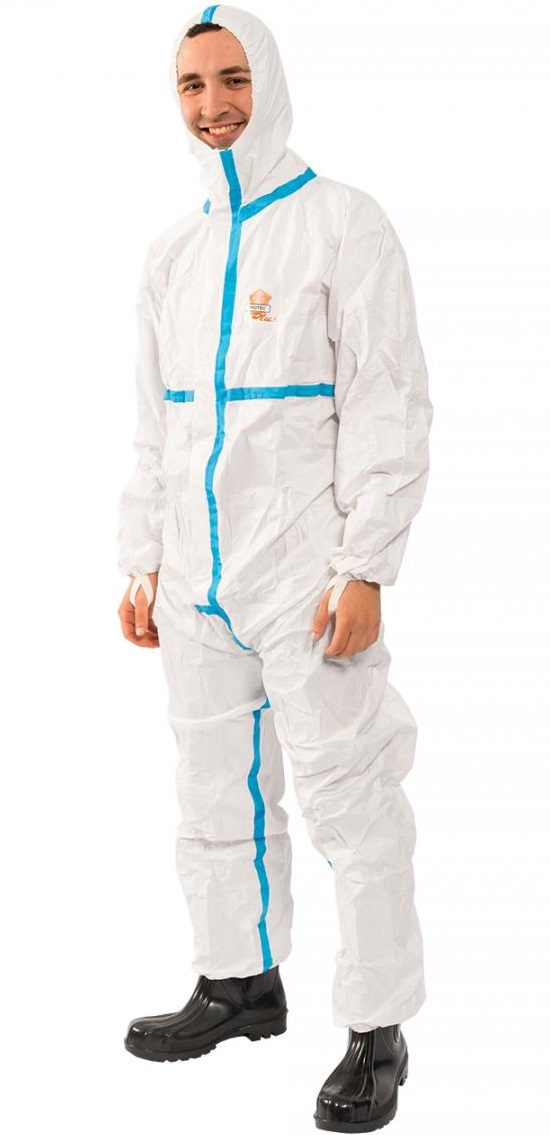 3S Overall PROTEC PLUS Type 4/5/6 white
