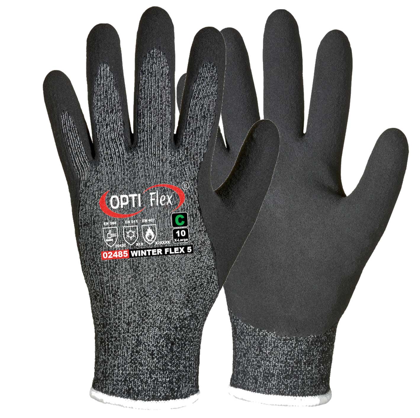 OPTI Flex Winter Flex 5 02485 Latex cold cut protection gloves
