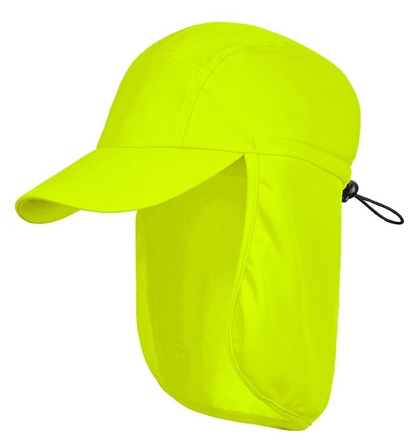 4 Protect high-visibility UV protection cap 50+ yellow