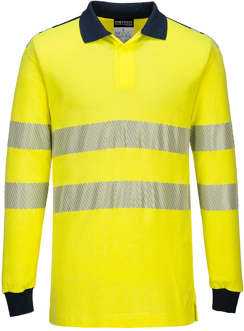 PW-FR702-leuchtgelb-marine-S - light yellow-navy