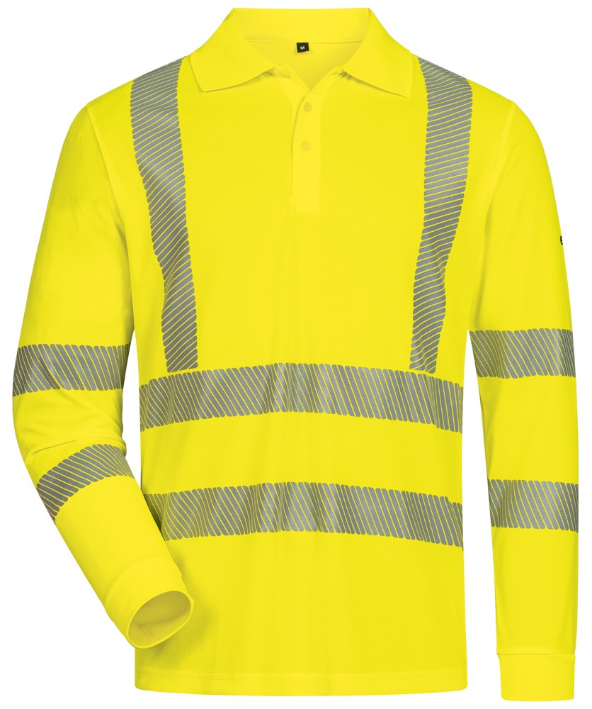 elysee 23497 Wapse warning long sleeve polo shirt
