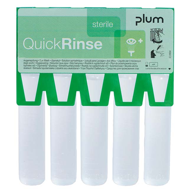 Plum 5160 QuickRinse Eye wash ampoules Refill