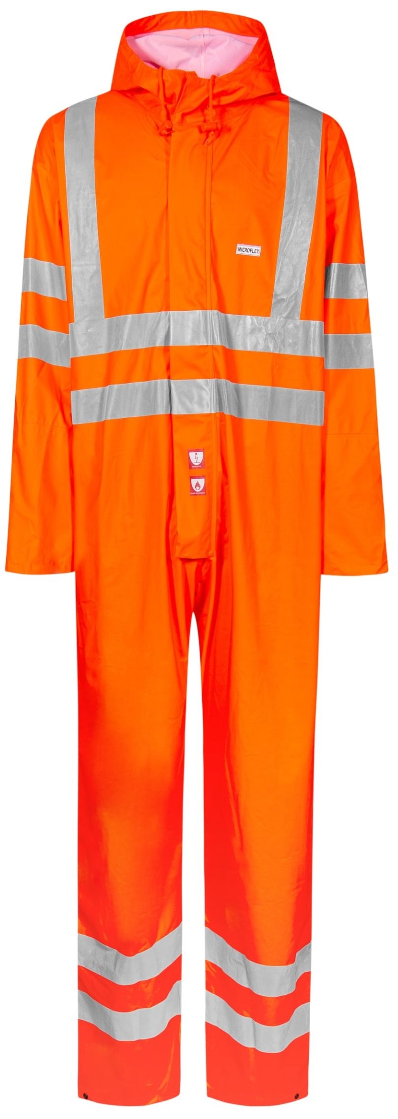 Lyngsøe FR-LR57 flame retardant PU warning rain overall