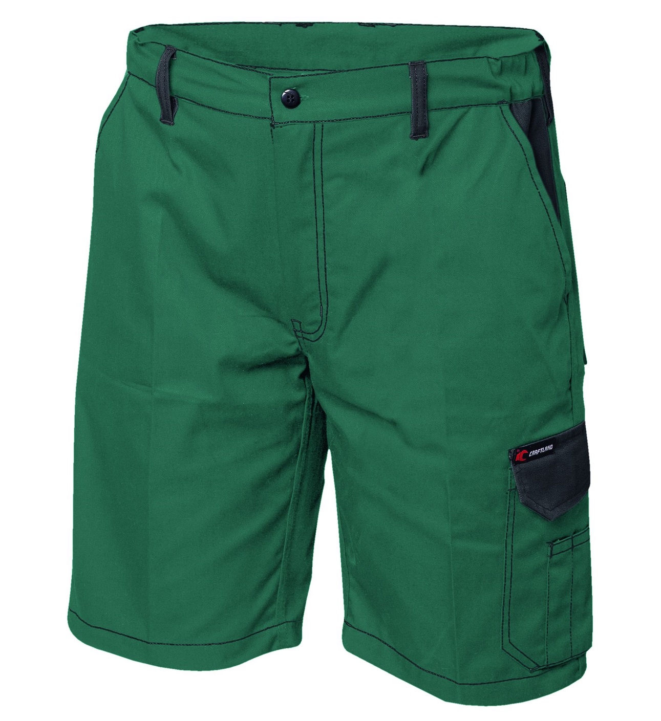 Craftland Westerlo 22444 Twill Shorts green-black