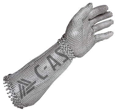 Schlachthausfreund Raptor stab protection glove with 20 cm cuff