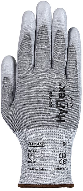 Ansell Hyflex 11-755 PU cut resistant gloves level E