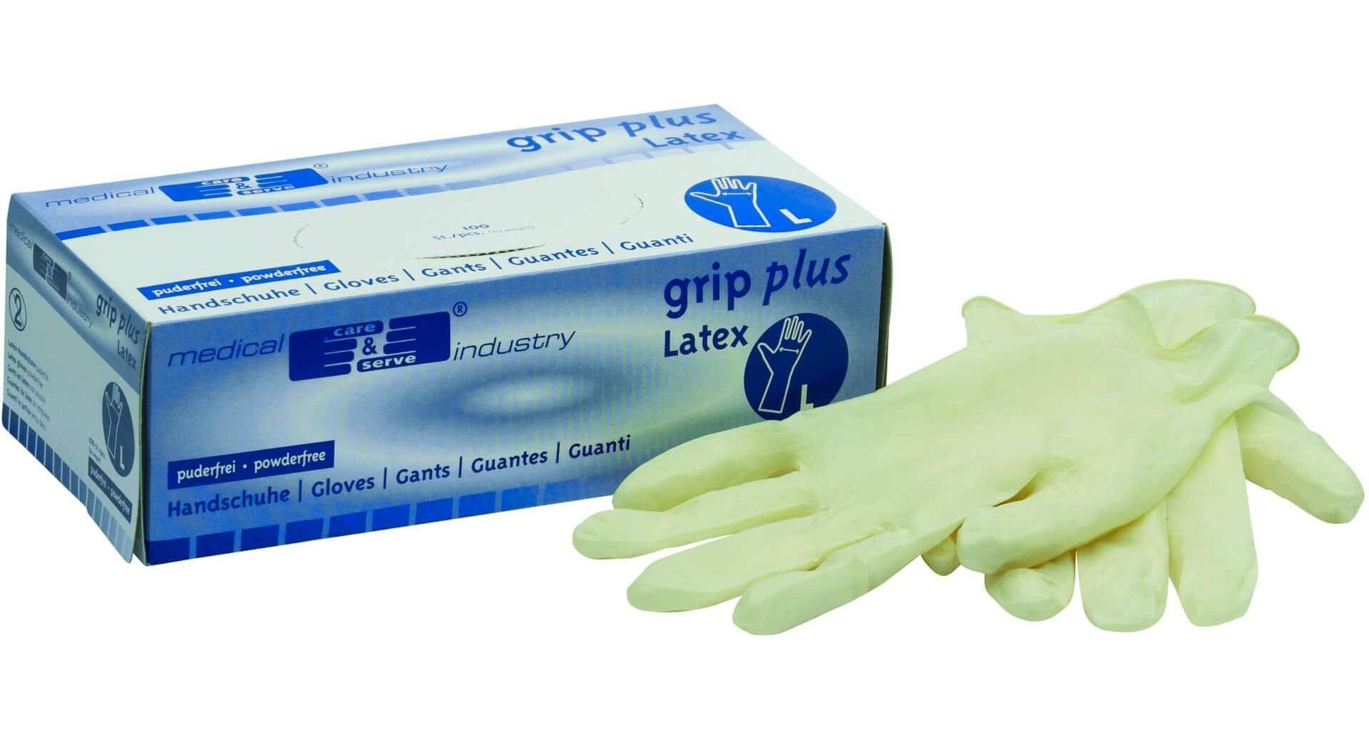 Asatex ELHU Latex Disposable Gloves Unpowdered