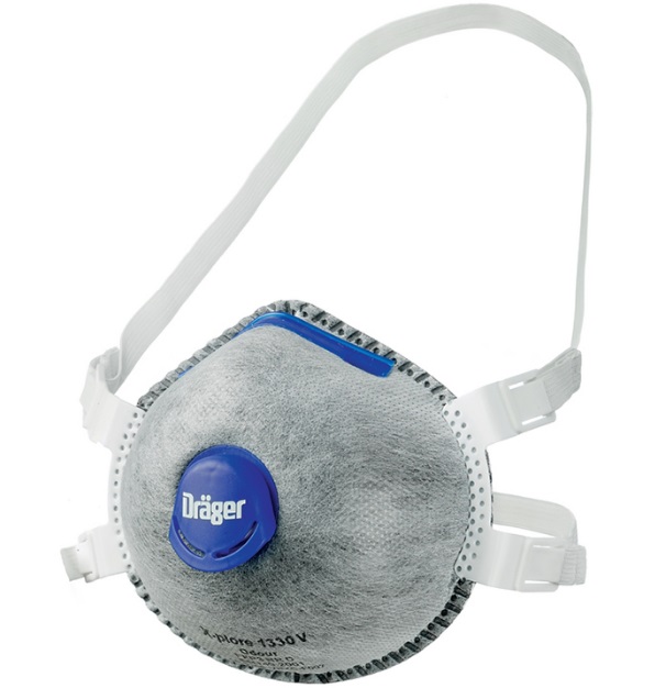 Dräger X-plore 1330 FFP3 NR D V Odour fine dust mask 3951218