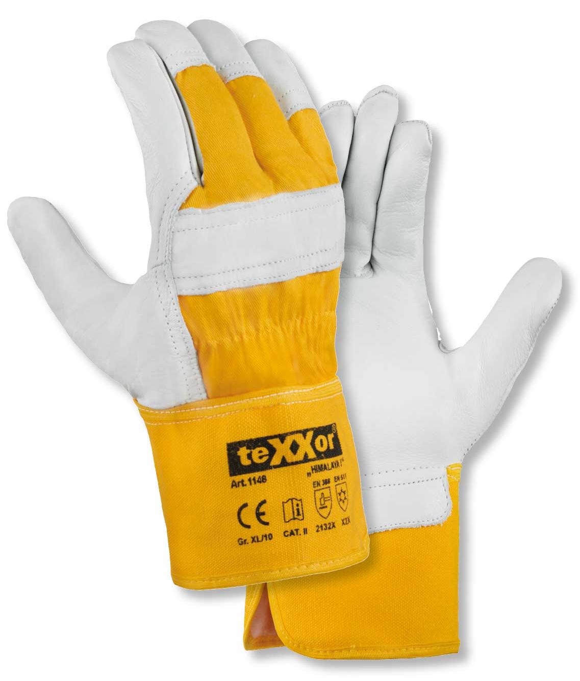 texxor 1148 Cow full leather gloves Himalaya I