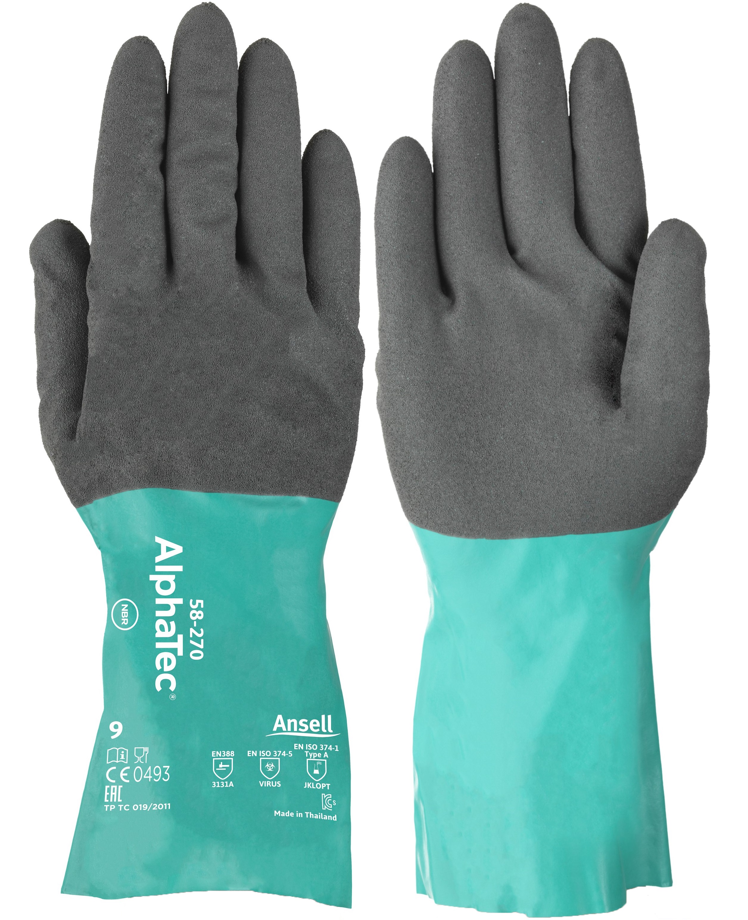 Ansell AlphaTec 58-270 Chemical protective gloves