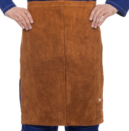 Weldas Lava Brown 44-7124 Cowhide Welding Belly Apron