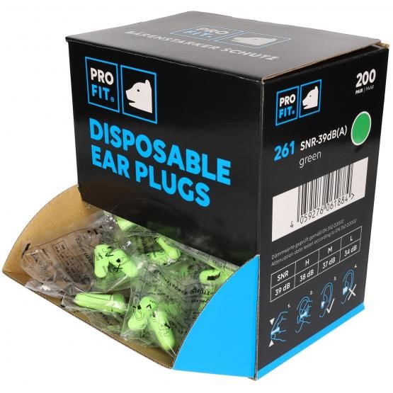 Pro-Fit 261 Prosoft 39 earplugs SNR-39 dB