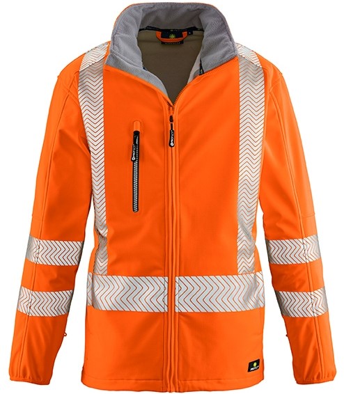 4 Protect TYLER 3472 High visibility softshell jacket fluorescent orange