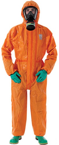 Microchem / AlphaTec 5000 Overall with hood model 111 orange