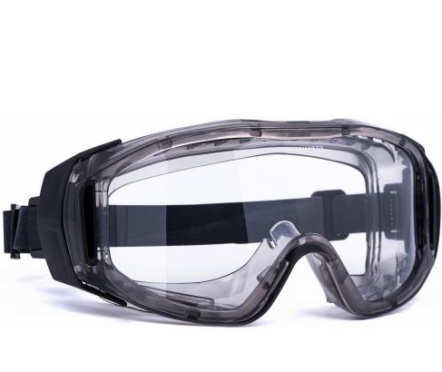 Infield Gondor Chem 9552255 Full view goggles black clear