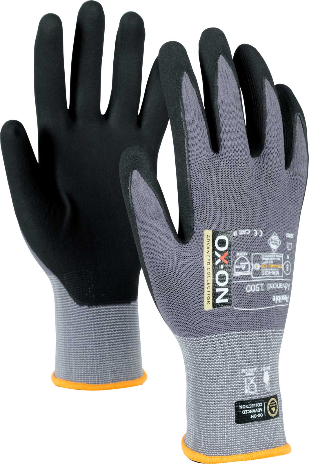 OX-ON Flexible Advanced 1900 Nitrile protective gloves