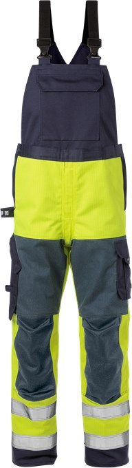 Fristads 125943 Flame High Vis Dungarees 1585 FLAM