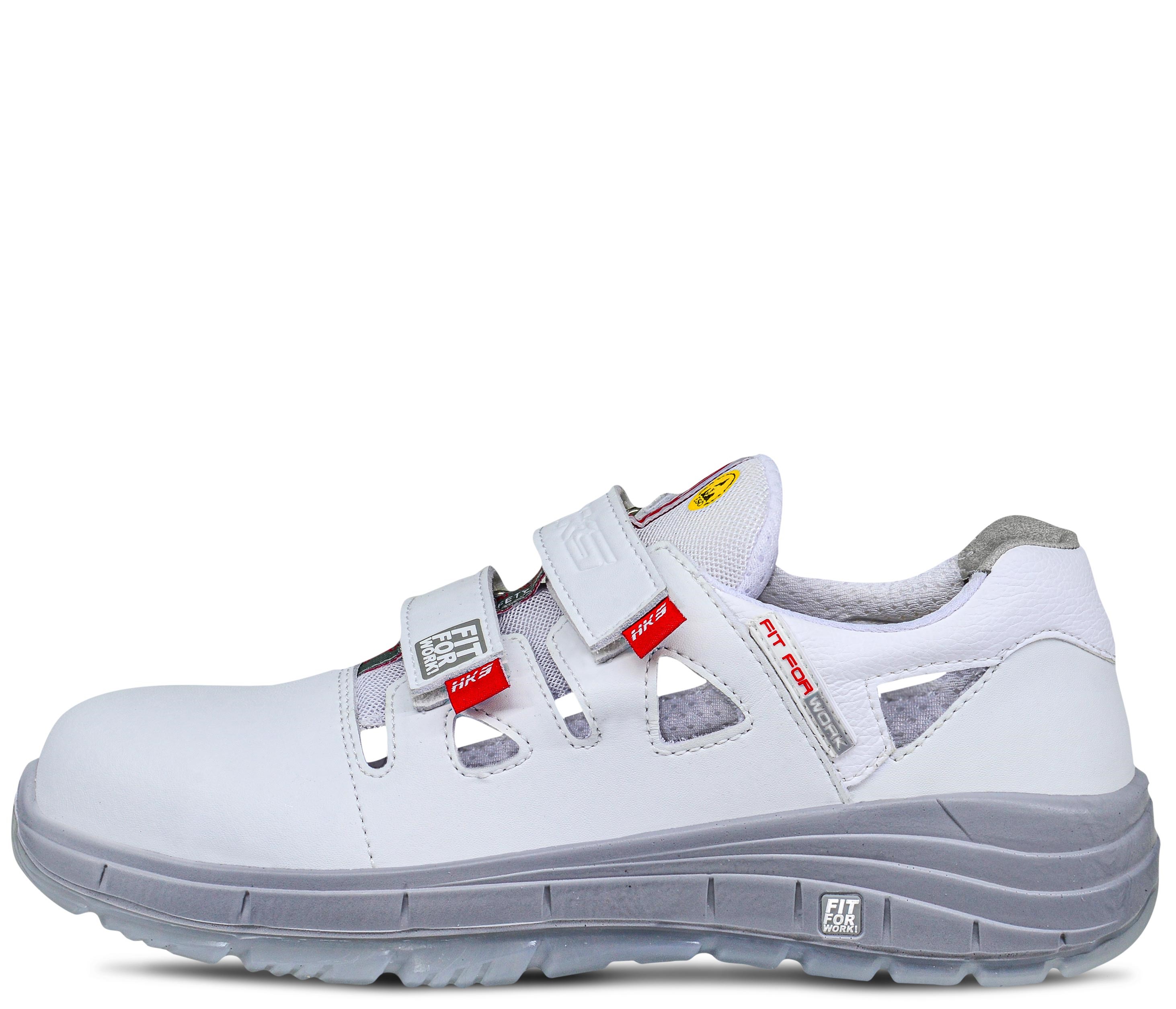 HKS Elba 3 M Sandals S1 SRC ESD with Velcro white