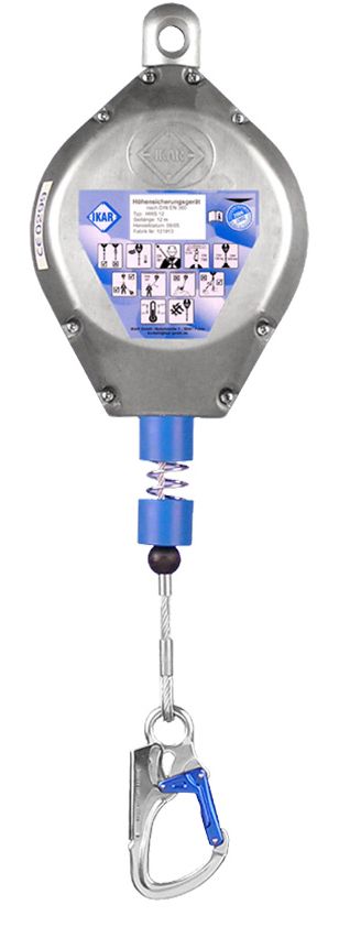 M.A.S 51606-51624 Retractable type fall arrester HSG-ALU 6 - 24m 