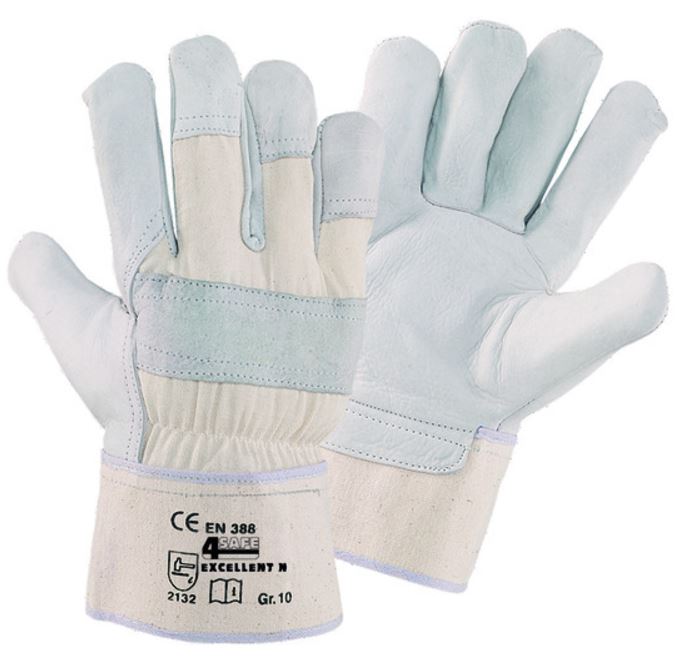 4Safe HTM1 Excellent N cow grain leather gloves