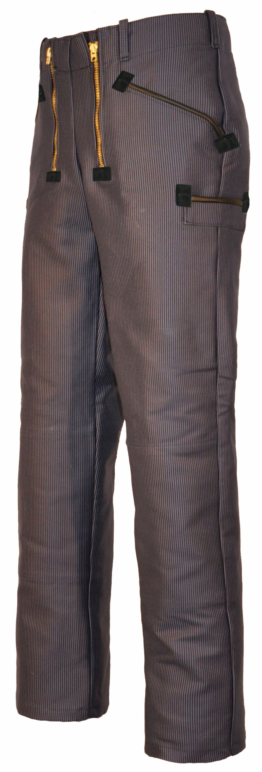 Eiko leash double pilot guild trousers dark gray