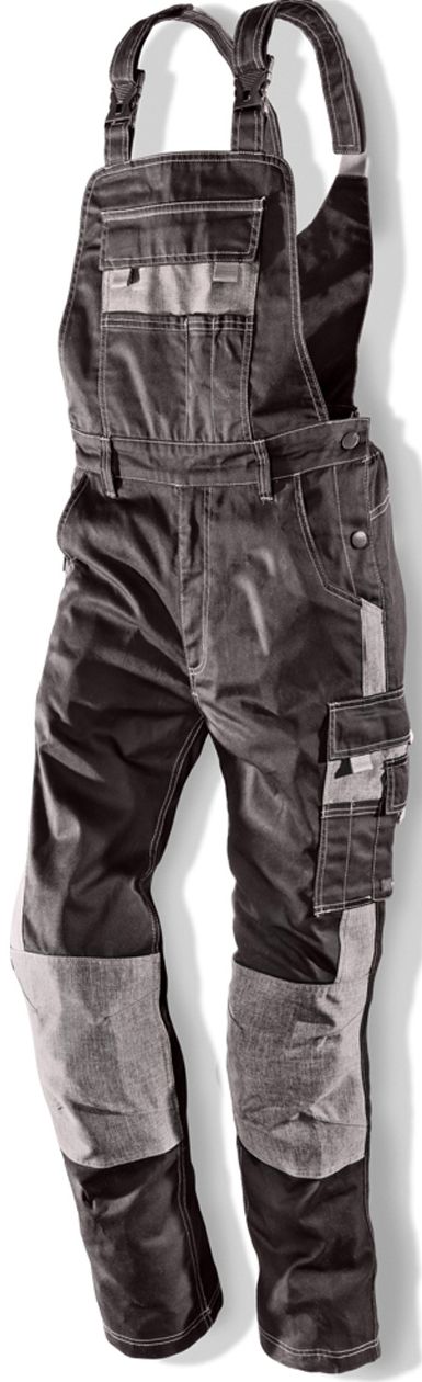 Bullstar 1035 NITRO Dungarees black-grey
