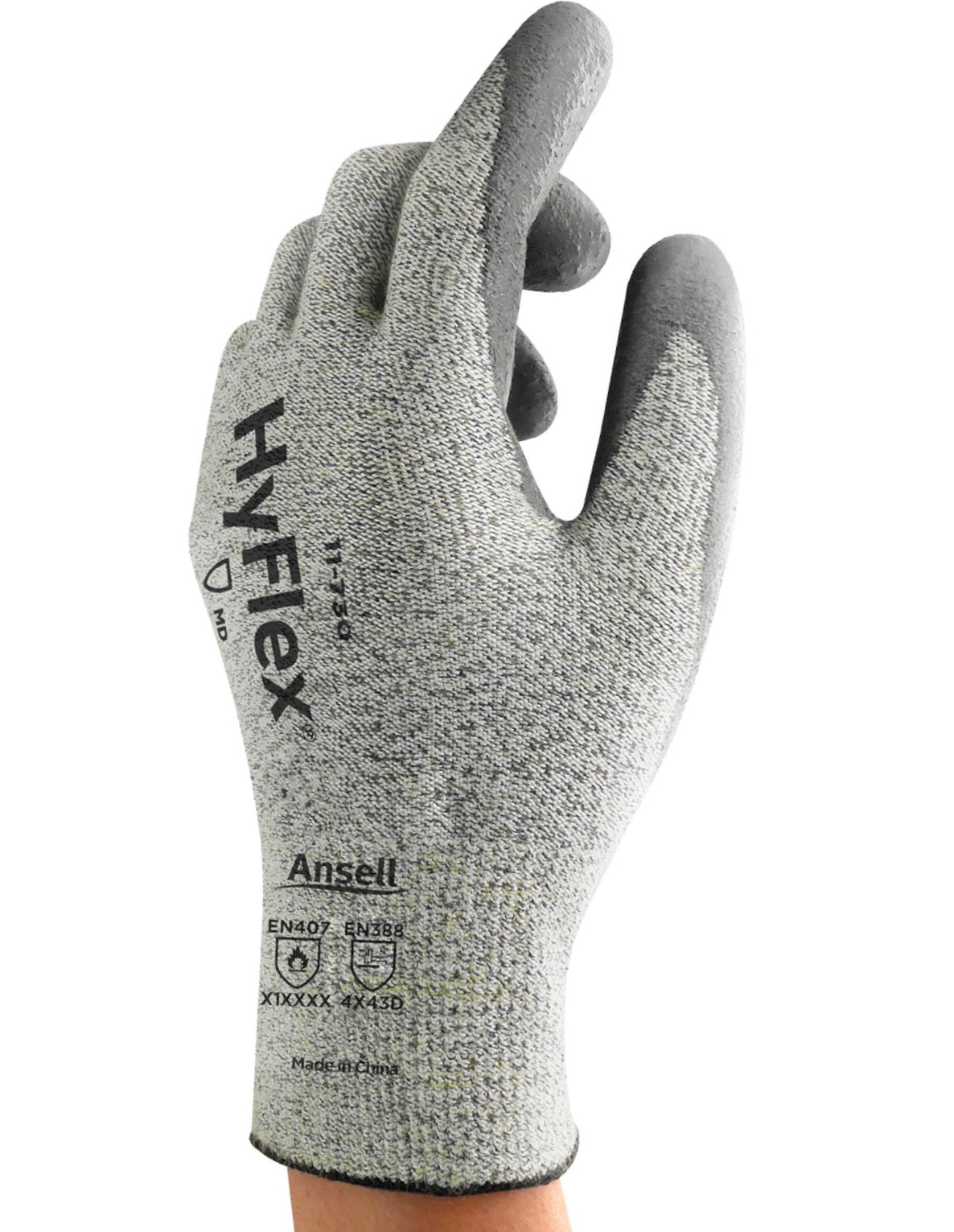 Ansell HyFlex 11-730 PU cut-resistant gloves Level D