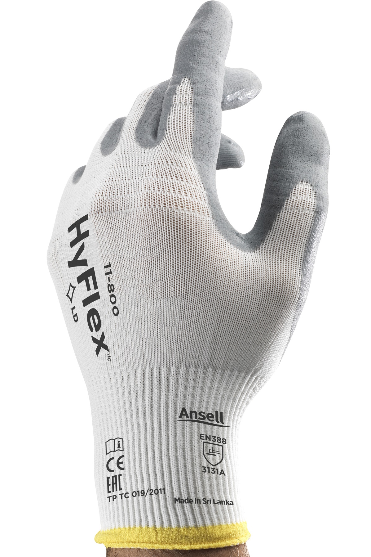 Ansell HyFlex 11-800 protective gloves with nitrile coating