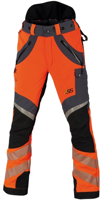 PSS X-treme Air EN 20471 5x5 Schnittschutzhose orange