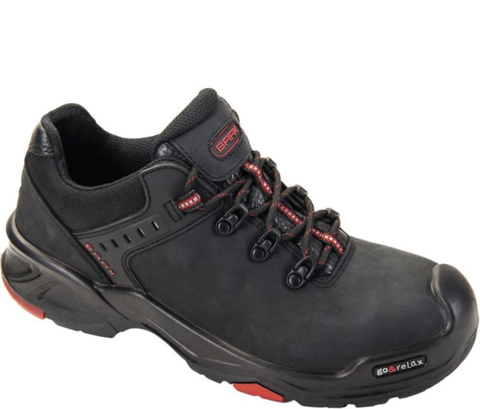 Baak 6340 Brook low shoes S3 SRC HRO black-red