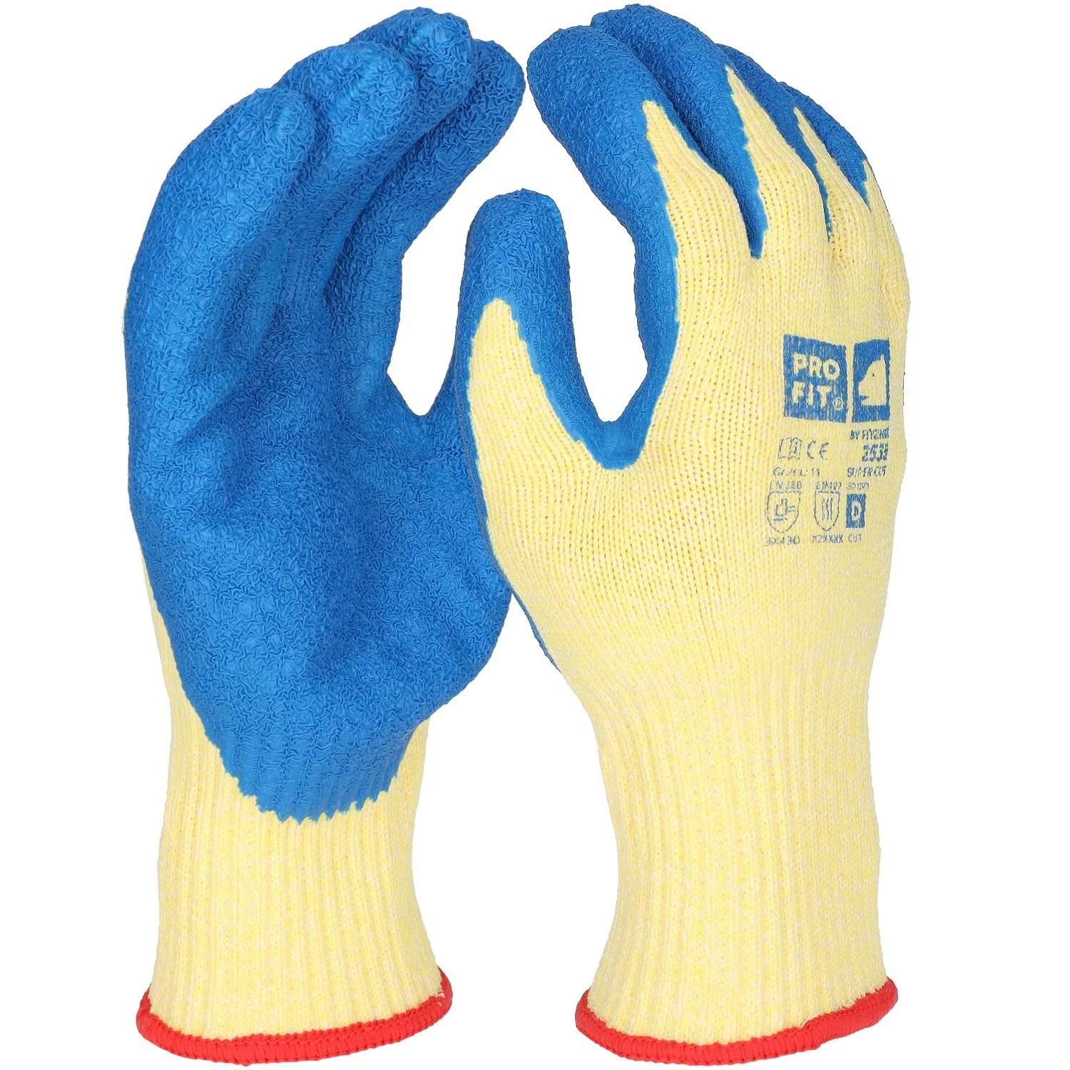 Pro-Fit 2535 Super Cut D Latex Cut Protection Gloves Level D
