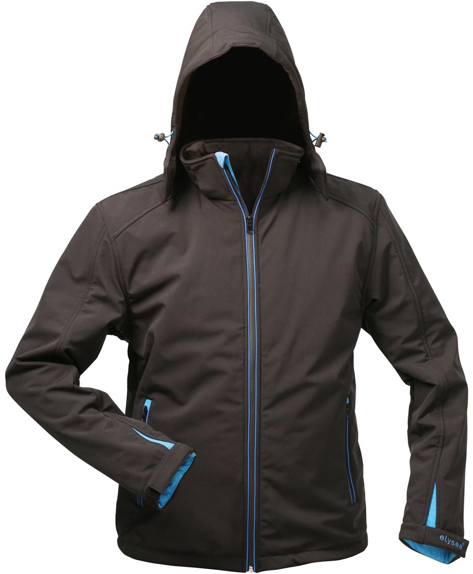 elysee 19950 URANOS softshell jacket black/blue