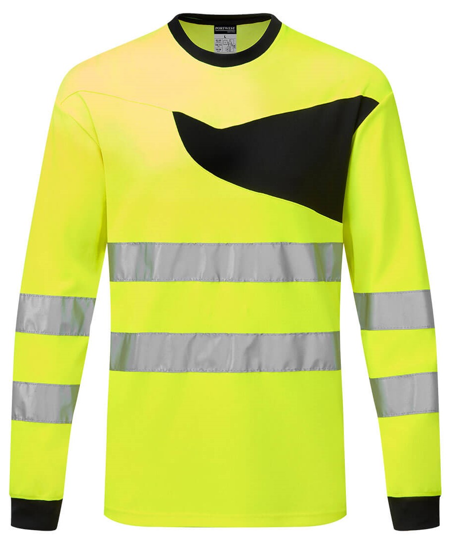 Portwest PW221 - PW2 High visibility T-shirt long sleeve