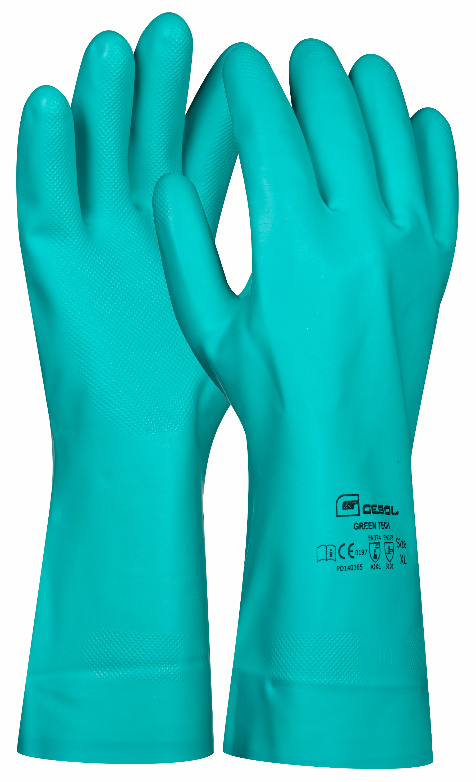 Gebol Green-Tech Nitrile Chemical Protective Gloves