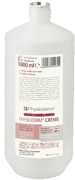 Greven skin care cream Physioderm 1 liter round bottle