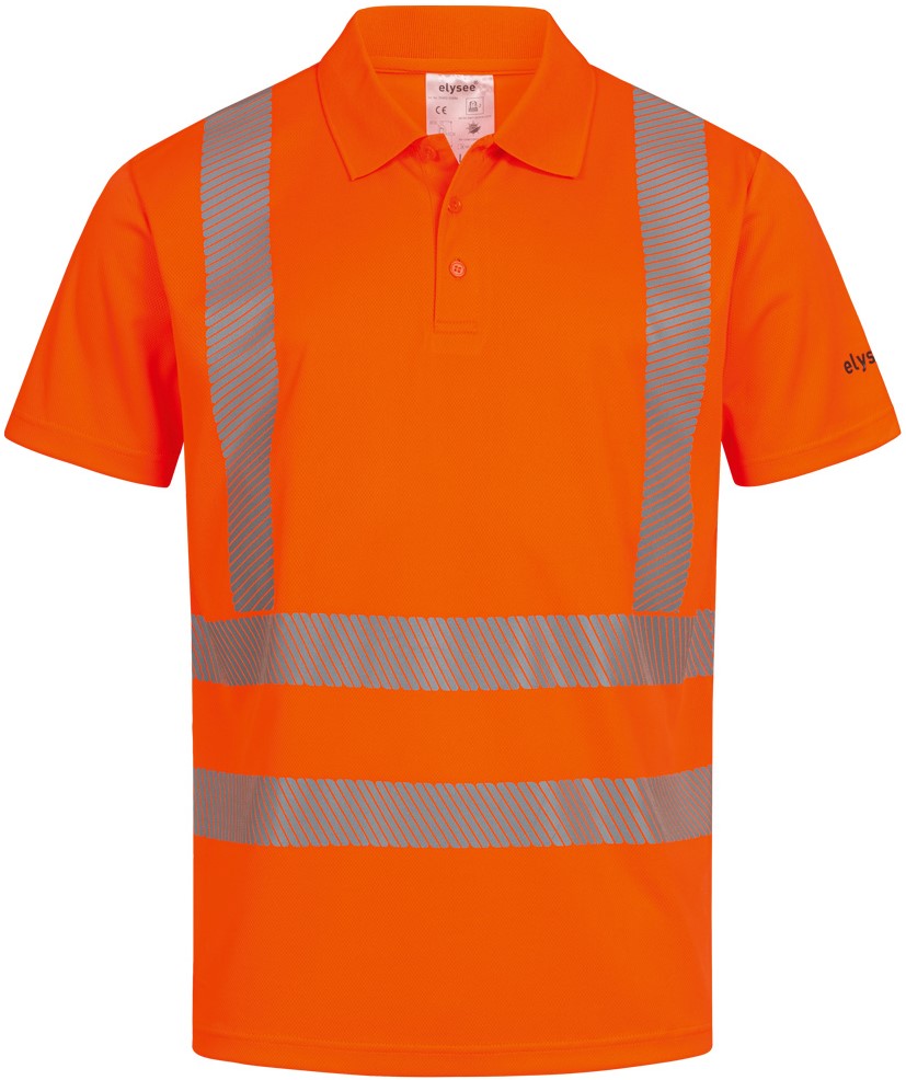 elysee 23494 HAVELTE UV and warning protection polo shirt orange