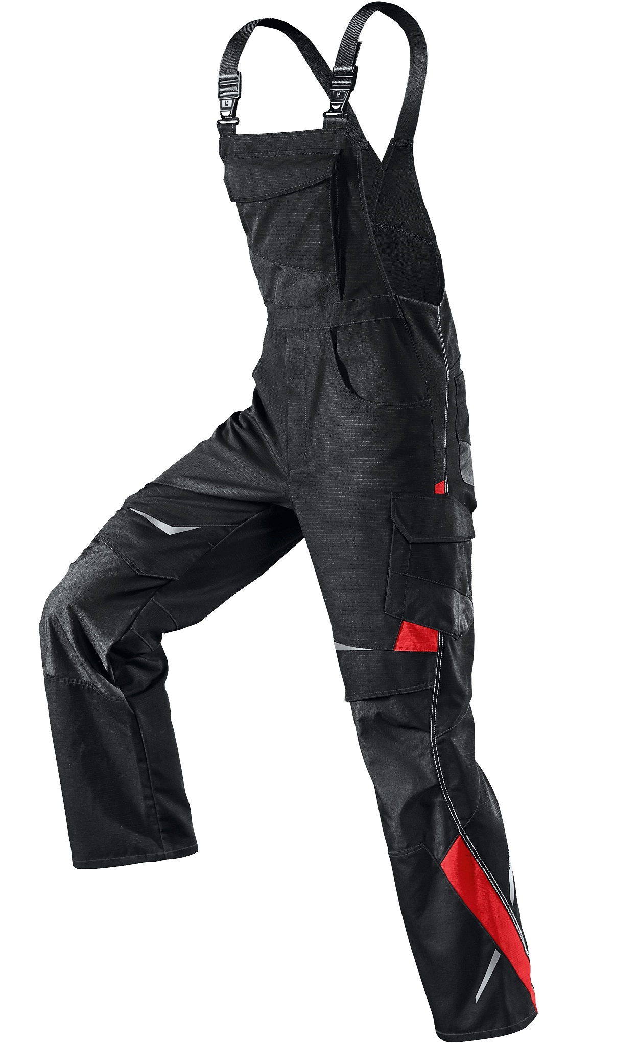 *SALE* Kübler PULSSCHLAG dungarees 3324 5353 black-red