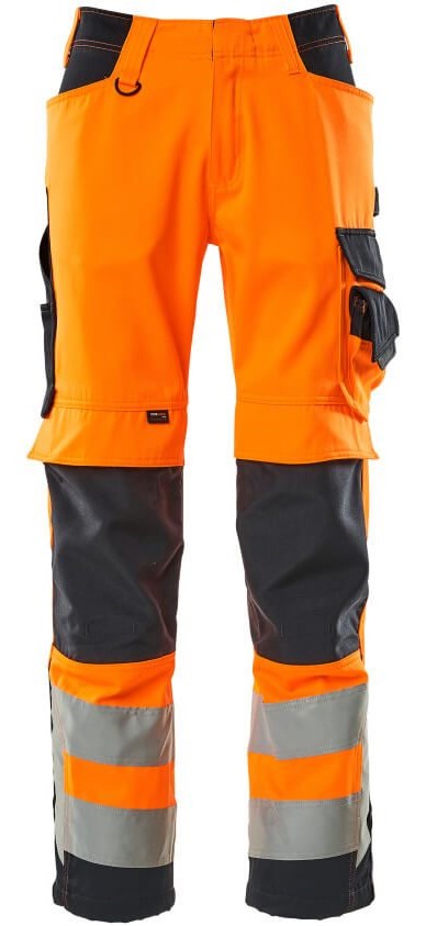 leuchtorange-schwarzblau