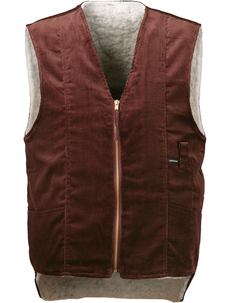 Craftland 1875 LÜNEBURG Cord-Vest brown